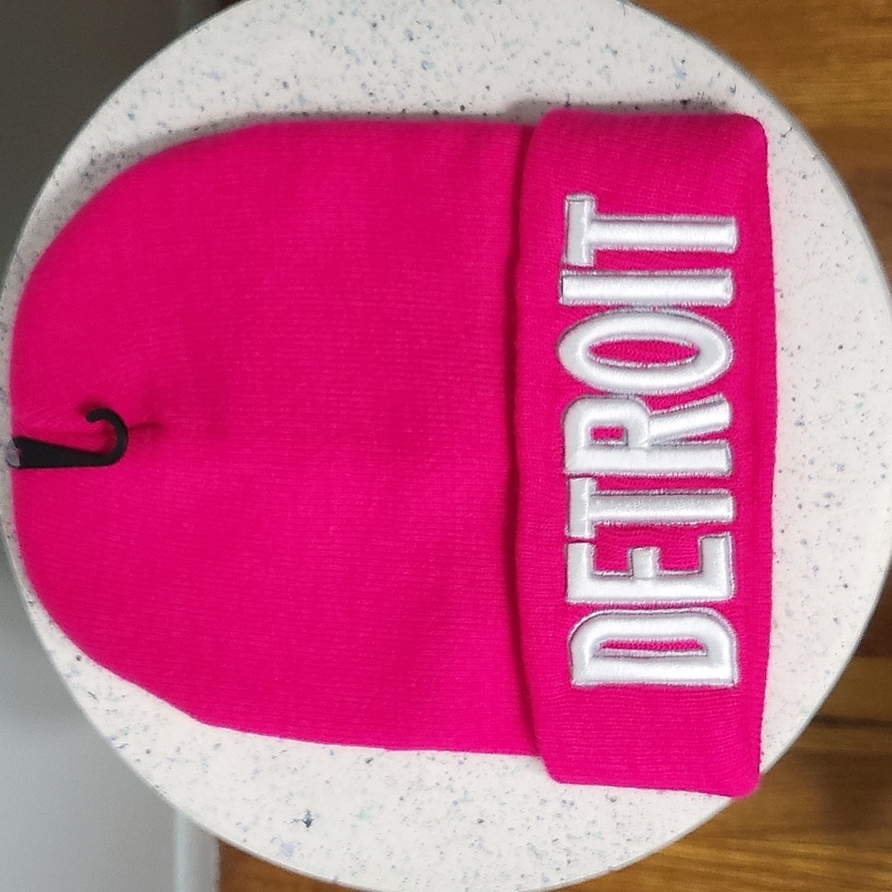 Detroit Beanie Winter Hat NWOT
